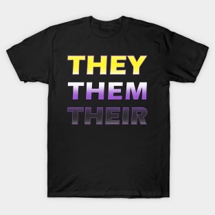 Non-binary pronouns T-Shirt